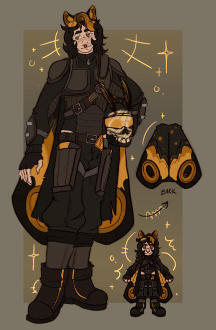 Moth Rider - Commission